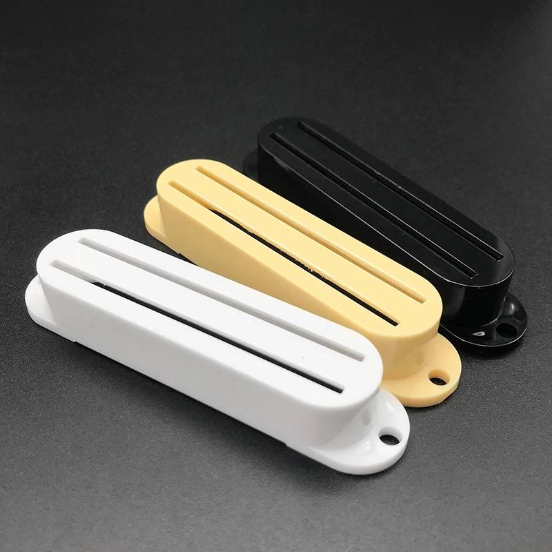 

60Pcs Plastic Dual Rail Humbucker Pickups Pickup Cover for Fender Tele Electric Guitar Replacement Drop shipping