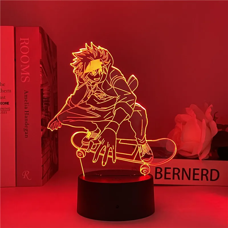 3d лампа в стиле аниме SK8 бесконечность декоративный ночсветильник для спальни