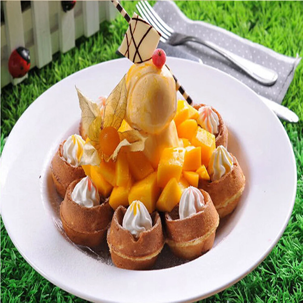 

Brand New of Petals waffle machine Water Drop shape waffle maker Non-Stick