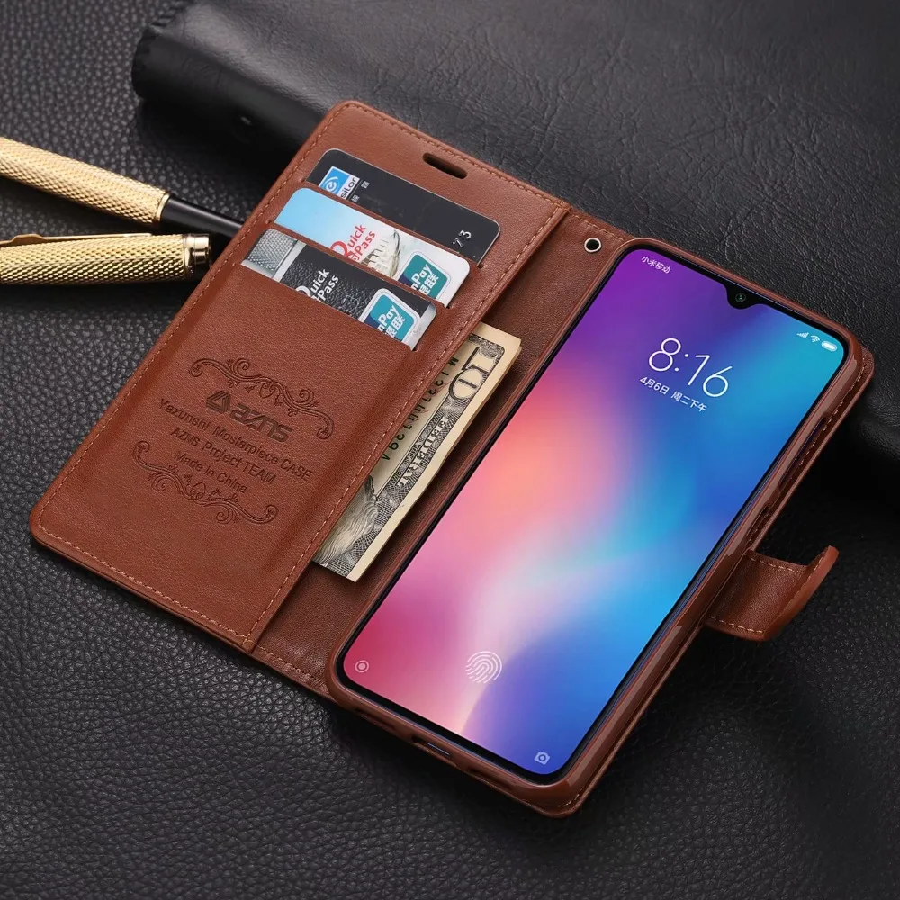Кожаный чехол для Xiaomi Mi 9T 9 SE 8 Lite Plus 6X CC9 CC9E A3 A2 A1 Redmi K20 Note 7 6 5 Pro Max 2 3 Poco F1|Бамперы| |