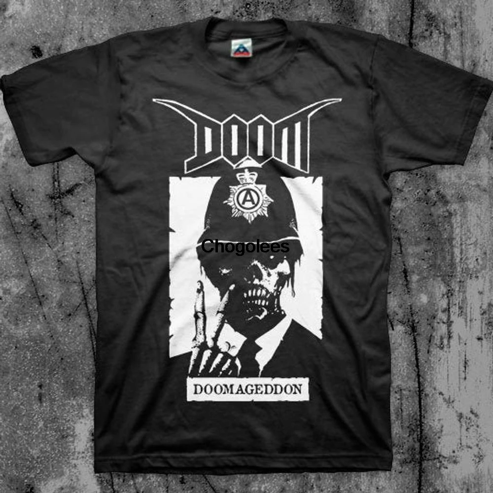 Doom футболка панк группа | Мужская одежда