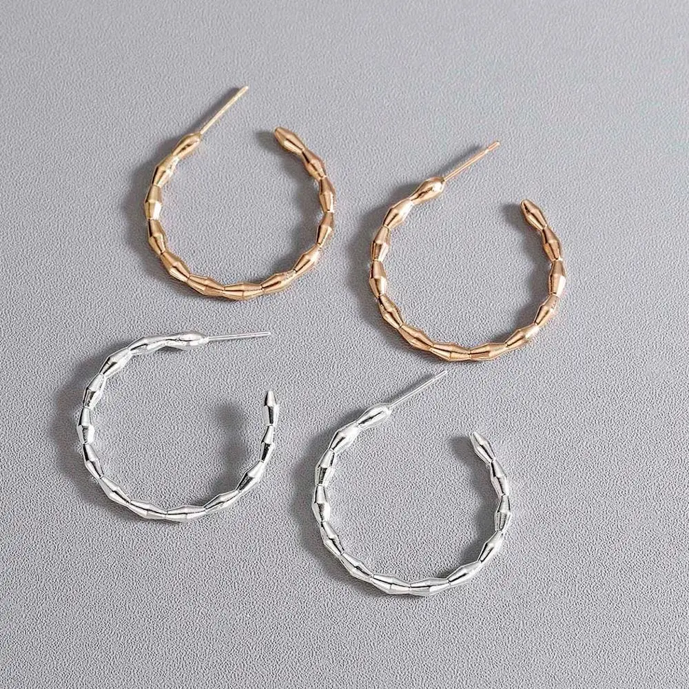 Серьги-Крючки женские круглые с геометрическим узором | Украшения и аксессуары