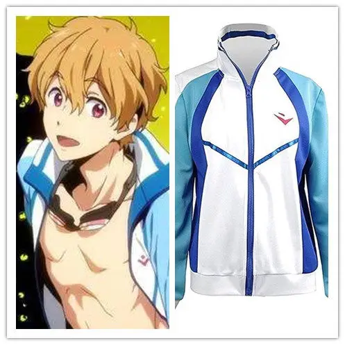 Бесплатно! Купальный клуб Iwatobi косплей костюм харуки нананазе униформа для