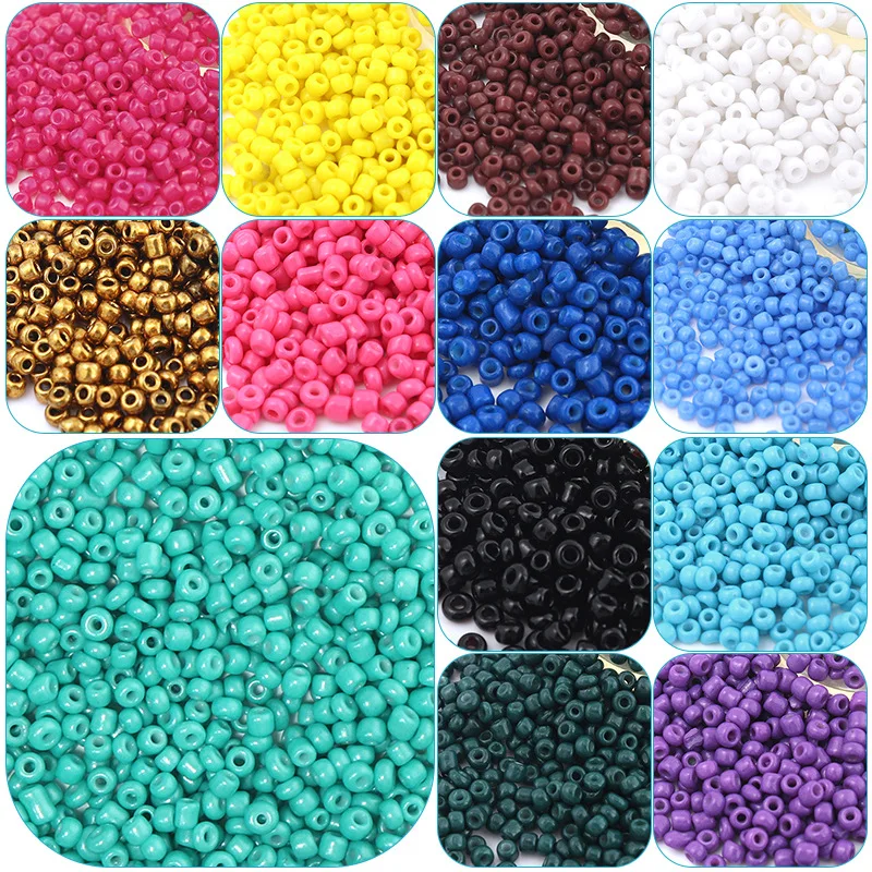 

1000pcs/lot 2mm glass rice beads handmade diy bracelet necklace beaded loose jewelry accessories painted rice beads wholesale