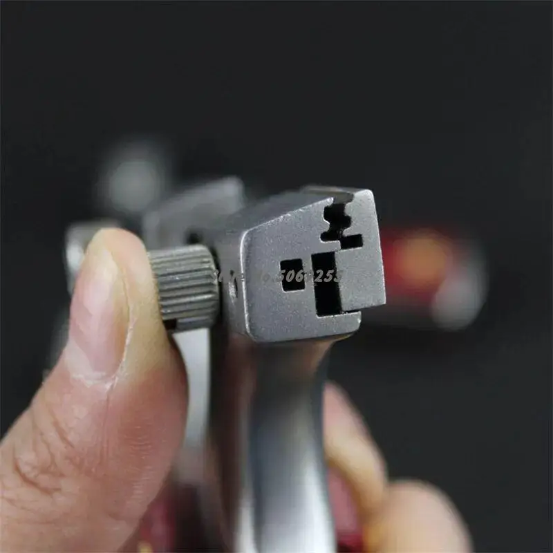 Охотничья Рогатка из нержавеющей стали с деревянной ручкой и плоской резиновой