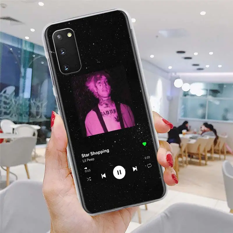 

Lil Peep Phone Case For Samsung Galaxy S21 Ultra S20 FE 5G 8 9 10 Plus S20 Plus S20 Ultra Hard PC Back Cover Coque Capa