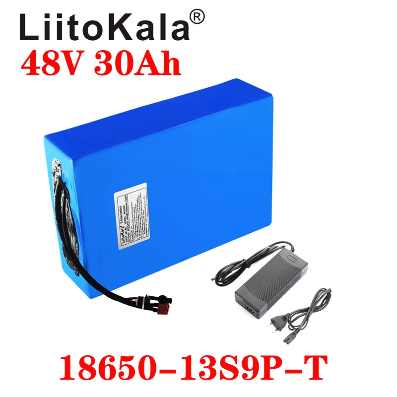 Литий ионный аккумулятор LiitoKala 48 В 30 А · ч 1000 Вт ч|Комплекты батарей| |