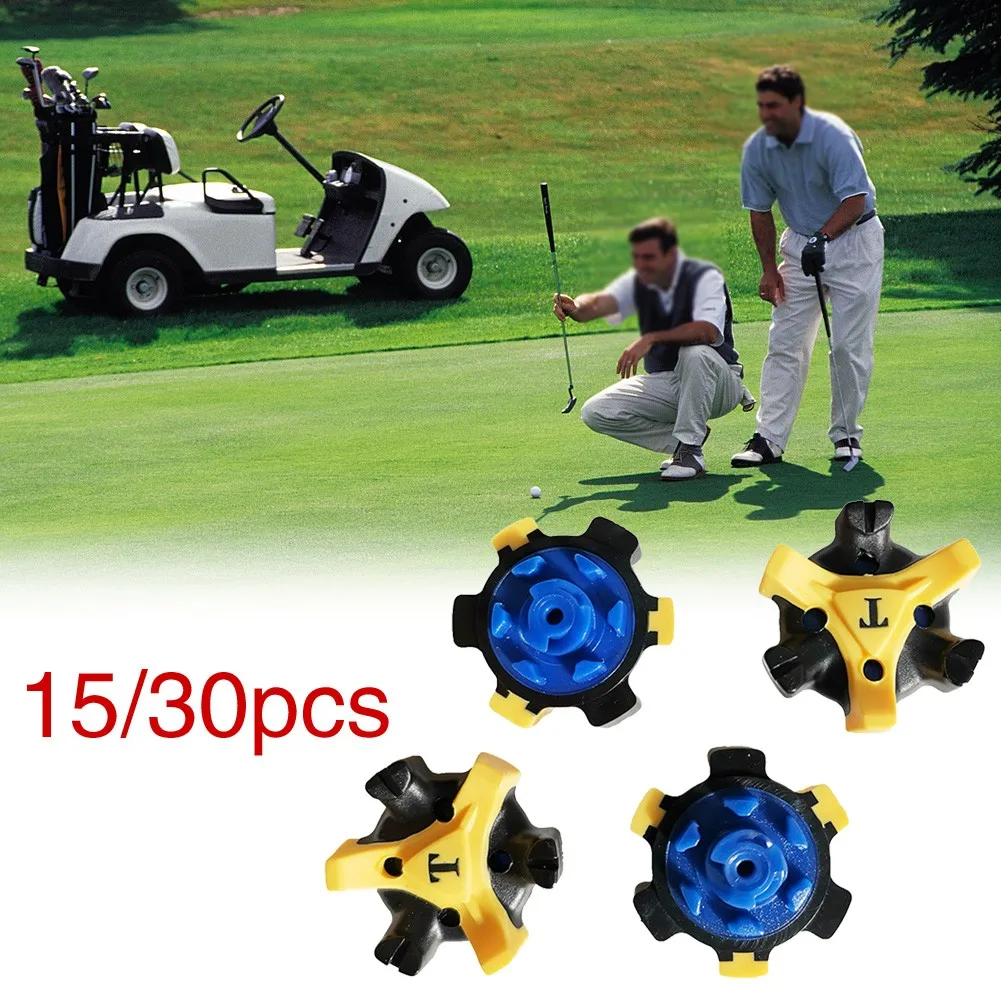 

15 / 30Pcs TPR Golf Soft Spikes Pins Fast-Twist 3.0 Cleats Golf Shoes For FootJoy Golf Training Aids Fast Rotating Spikes