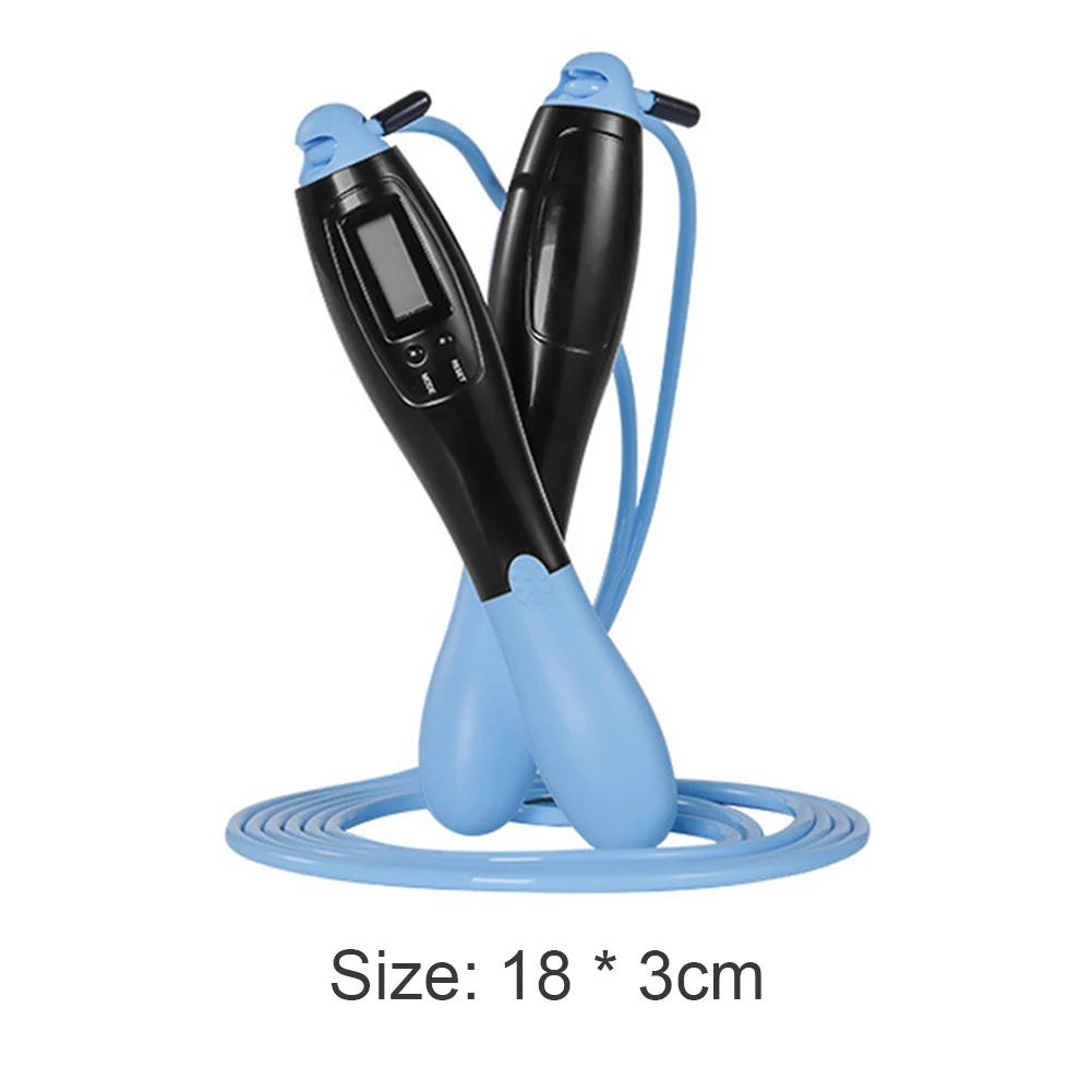 

Smart Jump Rope Fitness Sport Skipping Ropes with Anti-Slip Hand Grip with Anti-Slip Hand Grip with LCD Screen Showing