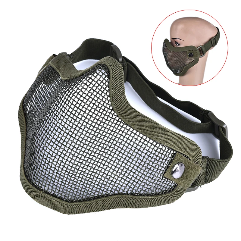 1 шт. маска вождя племени для поллица Металлическая стальная сетка Охотничья