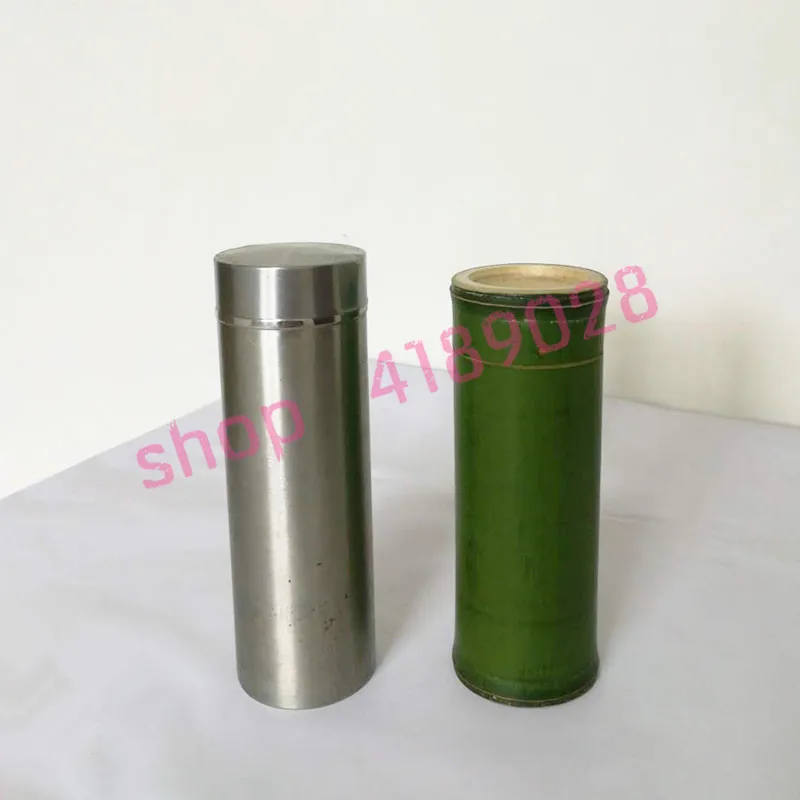 Чашка для чая из натурального бамбука (с крышкой) ручная работа | Дом и сад