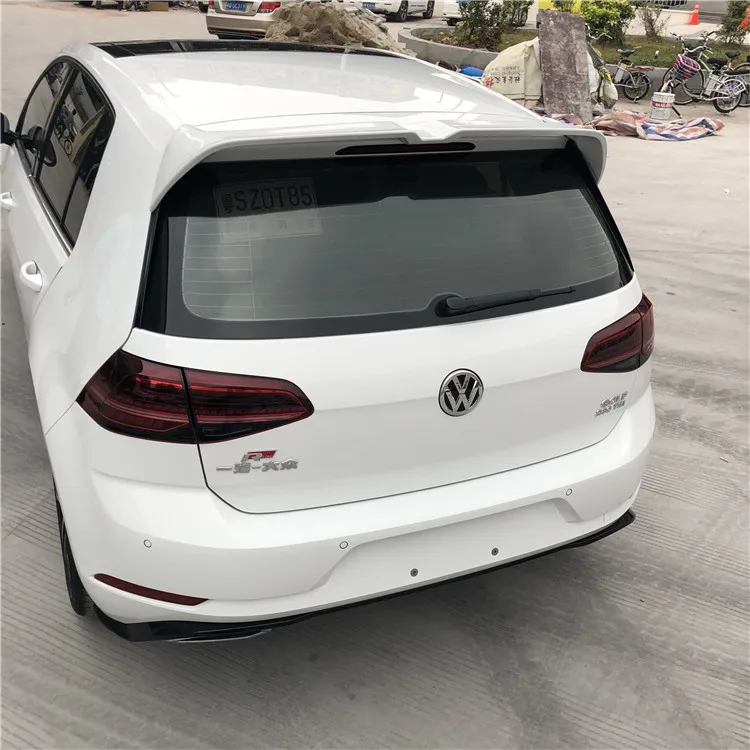 Для Volkswagen Golf 7 Спойлер ABS Материал заднее крыло автомобиля праймер Авто Стайлинг