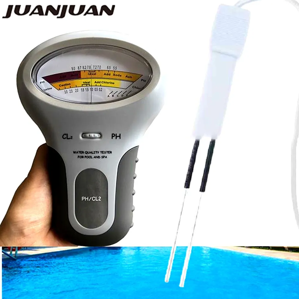 PC 101 измеритель содержания хлора PH метр тестеры хлорида 2 в 1 метра тестер CL2