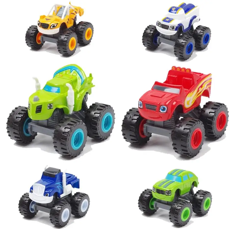 Новая игрушка Blaze Monster Machine игрушечная машинка из сплава с большим задним колесом