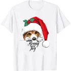 Рождественская футболка с изображением пива, забавная Рождественская шапка, графическая футболка с рисунком, забавная Рождественская футболка с короткими рукавами