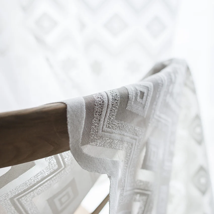 Современный бутик простая Геометрическая физическая затеняющая занавеска ткань