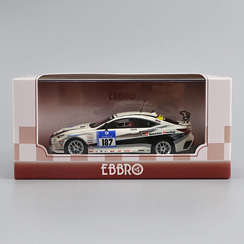 

EBBRO 1:43 SCALE LEXUS RC NURBURGRING 24- HOUR RACE 2015 GT GAZOO RACING RARE COLLECTION