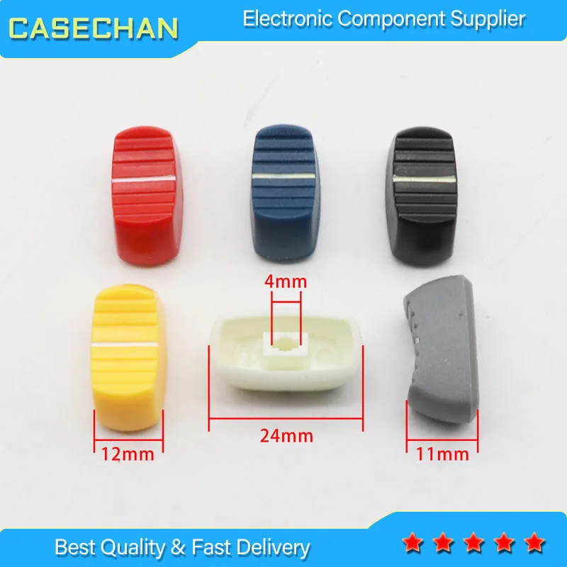 Крышка фейдера потенциометра микшера для Yamaha behringer Soundcraft/овальное отверстие 4 мм