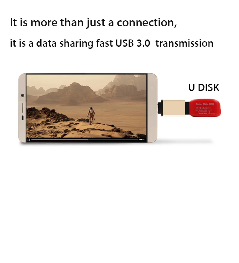 Адаптер typc c OTG usb type переходник папа USB 3 0 для oneplus 7t 7 6t 6 5t moto meizu 16 15 huawei mate 30 20 pro p20