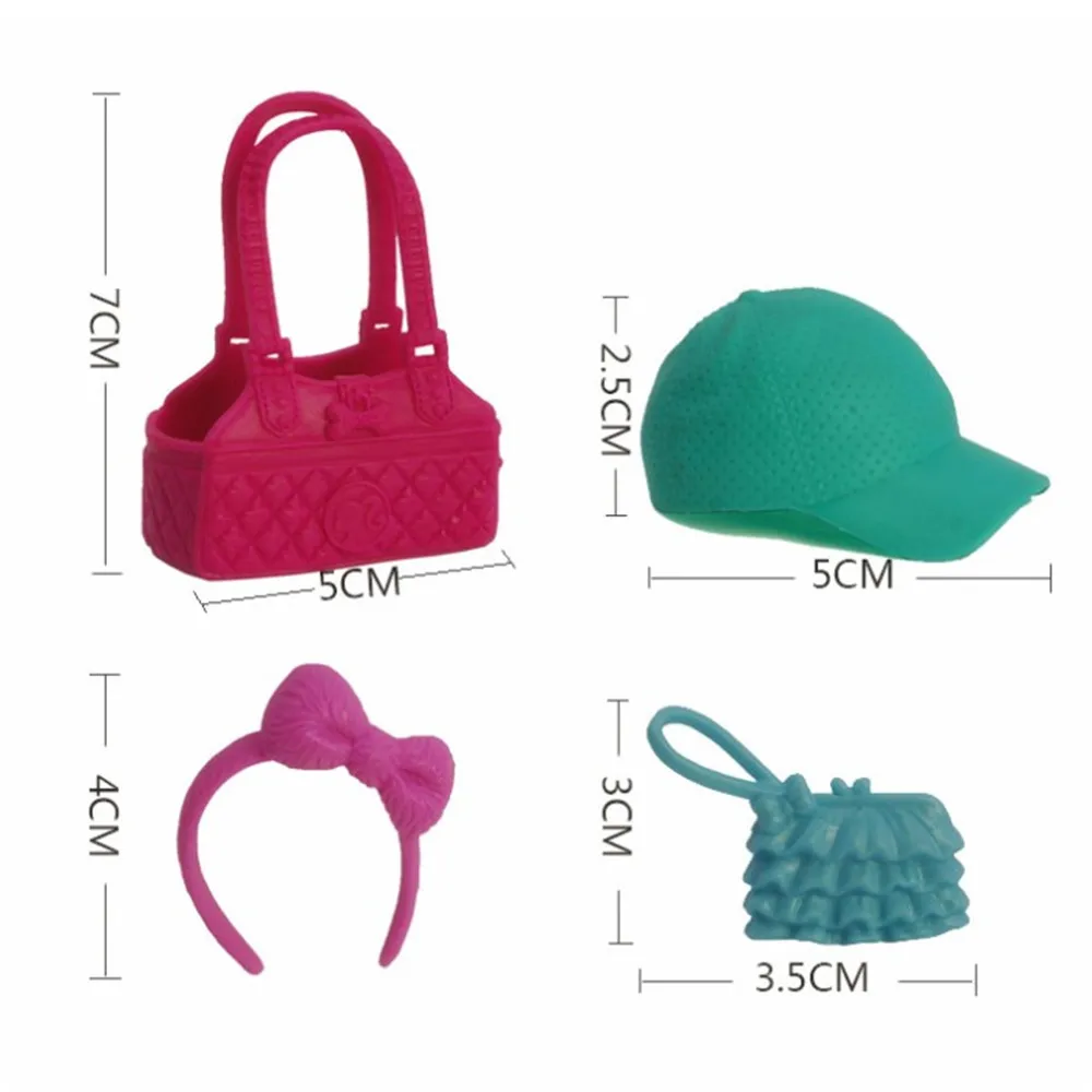 Аксессуары для кукол шляпа сумка ожерелье обувь 29 30 см аксессуары Барби игрушки