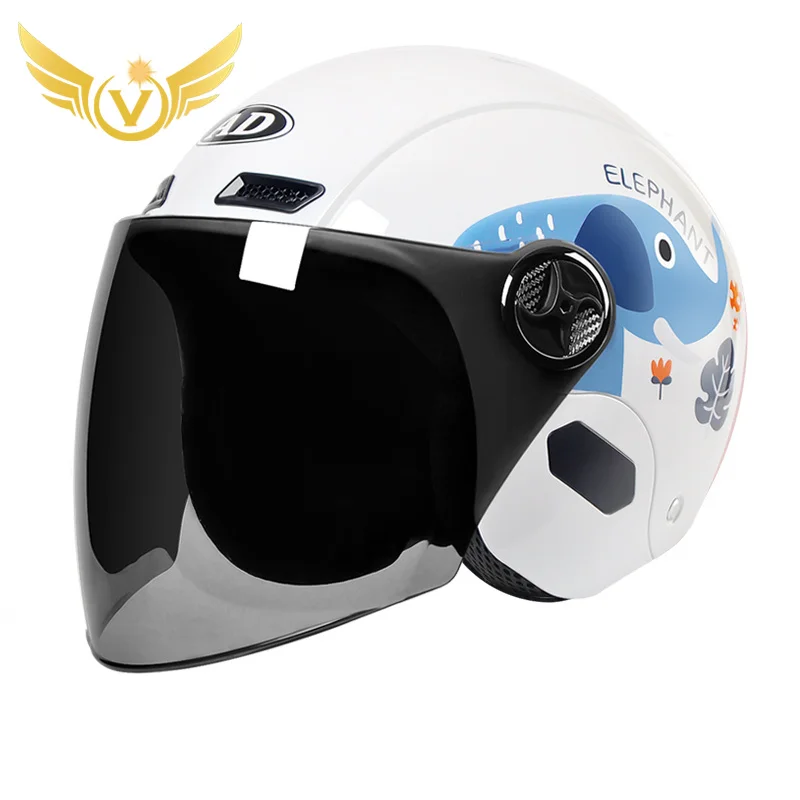 Мотоцикл синий Casco Go Kart скутер Мотор фургон мотоциклетные линзы винтажные шлемы