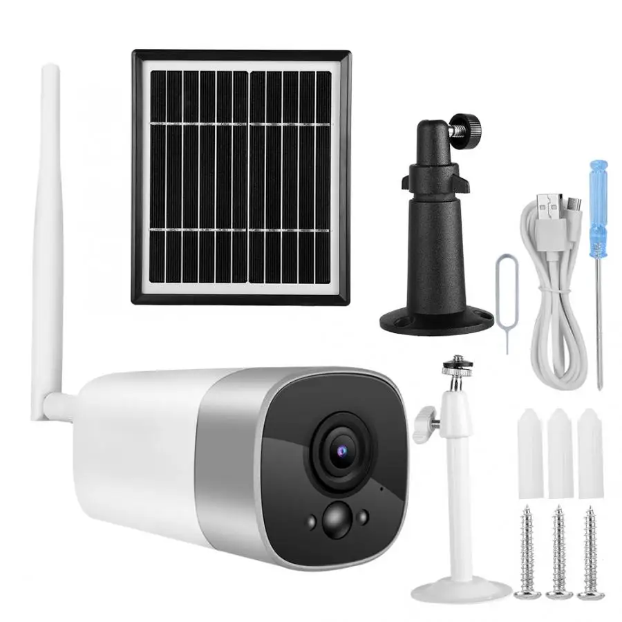Камера видеонаблюдения на солнечной батарее 1080P Wi Fi IP67|Камеры видеонаблюдения| |
