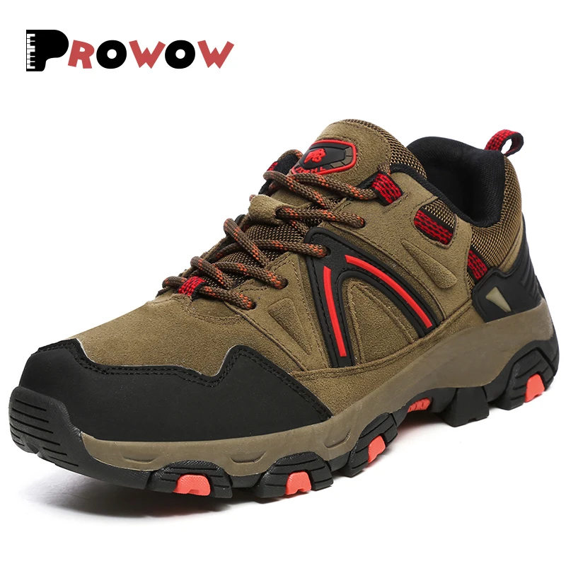 Prowow/Большие размеры 39-45; модная мужская походная обувь; удобная Водонепроницаемая повседневная обувь на шнуровке; сезон осень-зима; резиновые кроссовки
