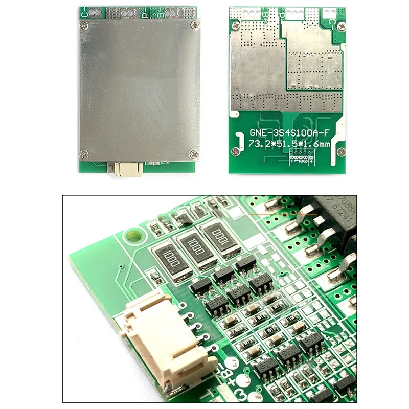 3S 12V 100A BMS литий-железо литиевая Батарея Зарядное Устройство Защиты доска с
