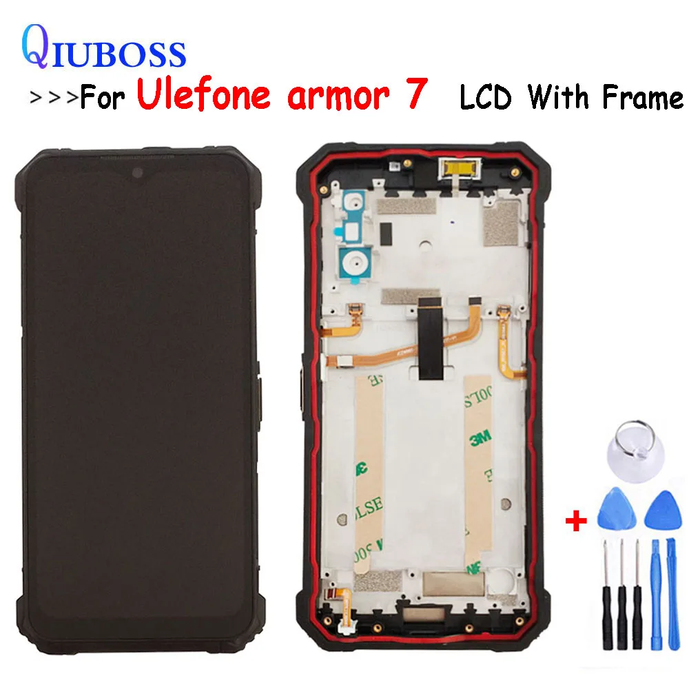ЖК дисплей 6 3 ''для Ulefone Armor 7 и сенсорный экран в сборе Замена с рамкой +