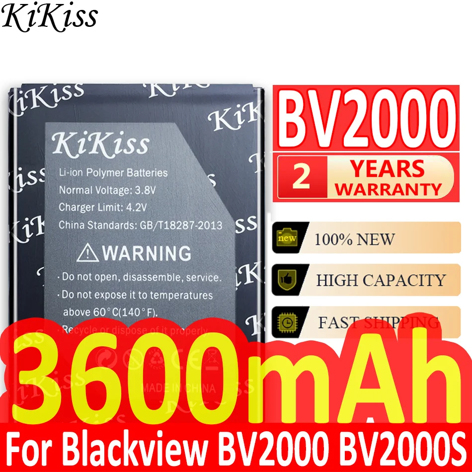 3600mAh Big Power Battery for Blackview BV2000 / BV2000S Smart Phone Replacement High Capacity | Мобильные телефоны и