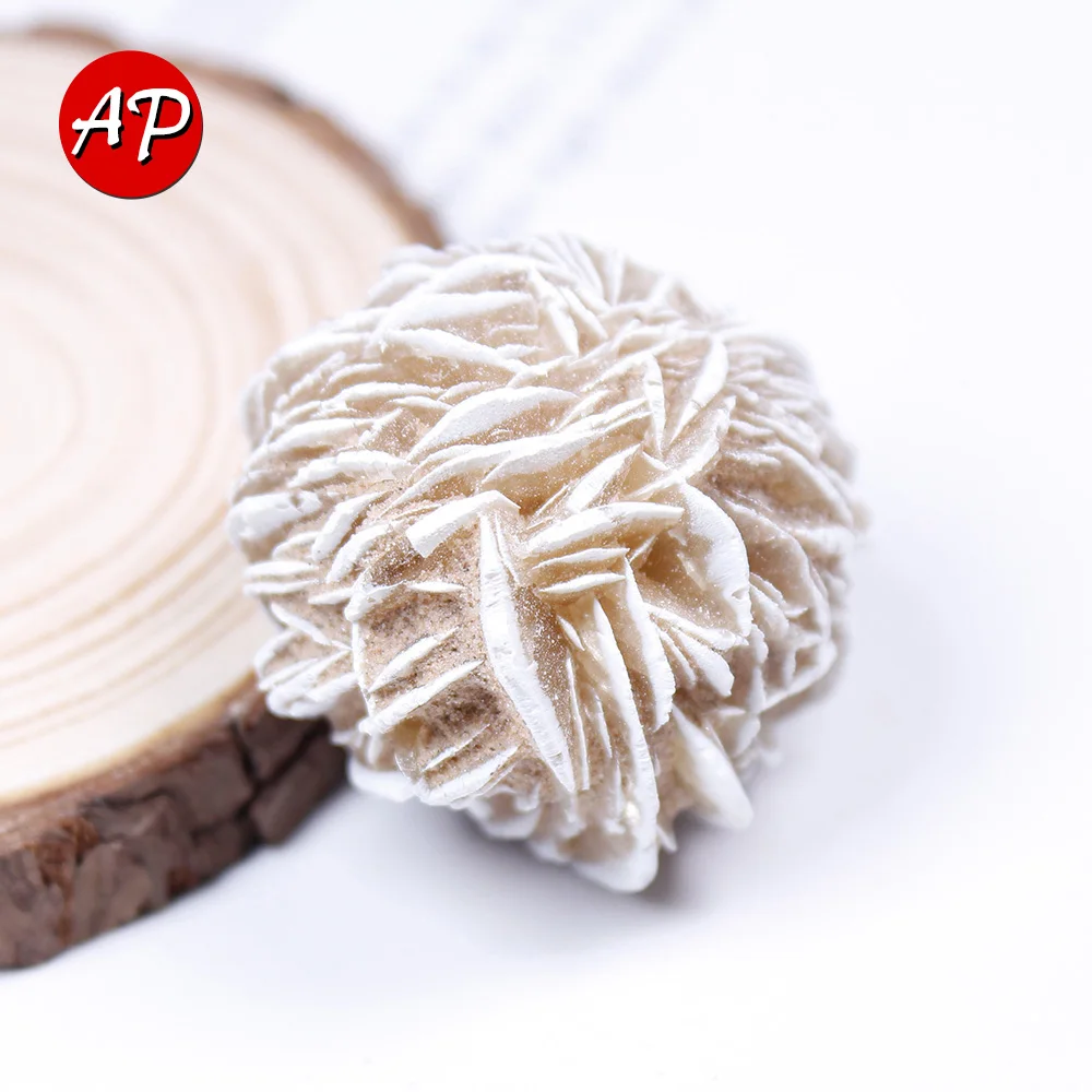 

Pure Natural Moroccan Desert Rose Stone Mineral Specimen Rough Sample Ornamental Collection Quartz Home Decoration