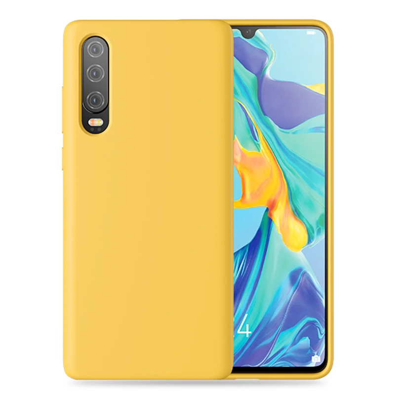 Yellow Матовый Мягкий ТПУ силиконовый чехол для huawei P30 Pro P20 Lite mate 20 Lite P Smart Nova 3 3i 4 Ультратонкий чехол-накладка - Цвет: Yellow