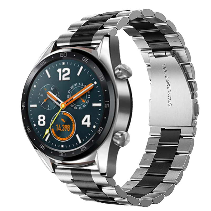 Металлические Ремешки для наручных часов Huawei Watch GT браслет Samsung Galaxy 46 мм Gear S3