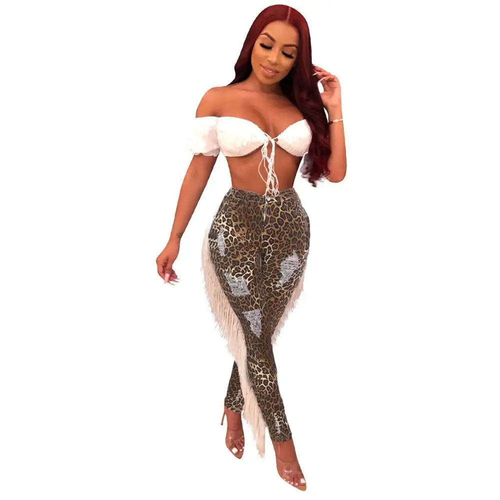 Соблазнительные рваные джинсы ecoine камуфляжные брюки карандаш из денима с