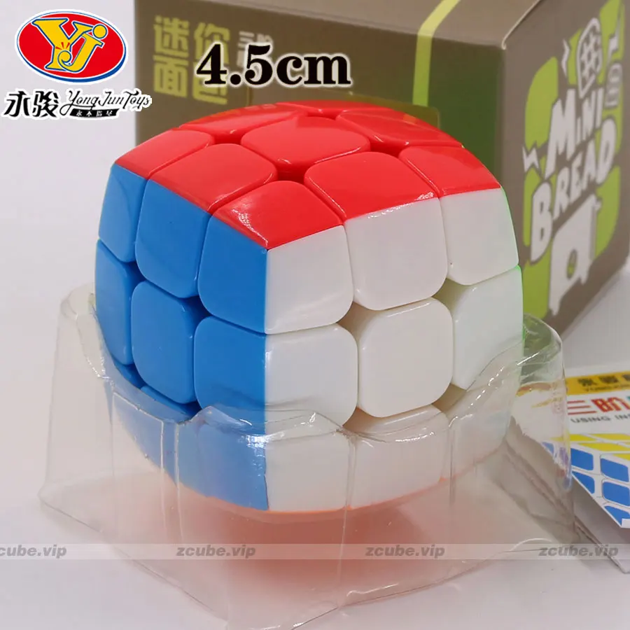 YJ 4.5cm Волшебный куб, головоломка, мини куб 2,0 3,0 3,5 3,6 4,0 4,5 см ключ брелоки цепочки мини хлеб XiaoManTou развивающие игрушки игры - Color: YJ 4.5cm