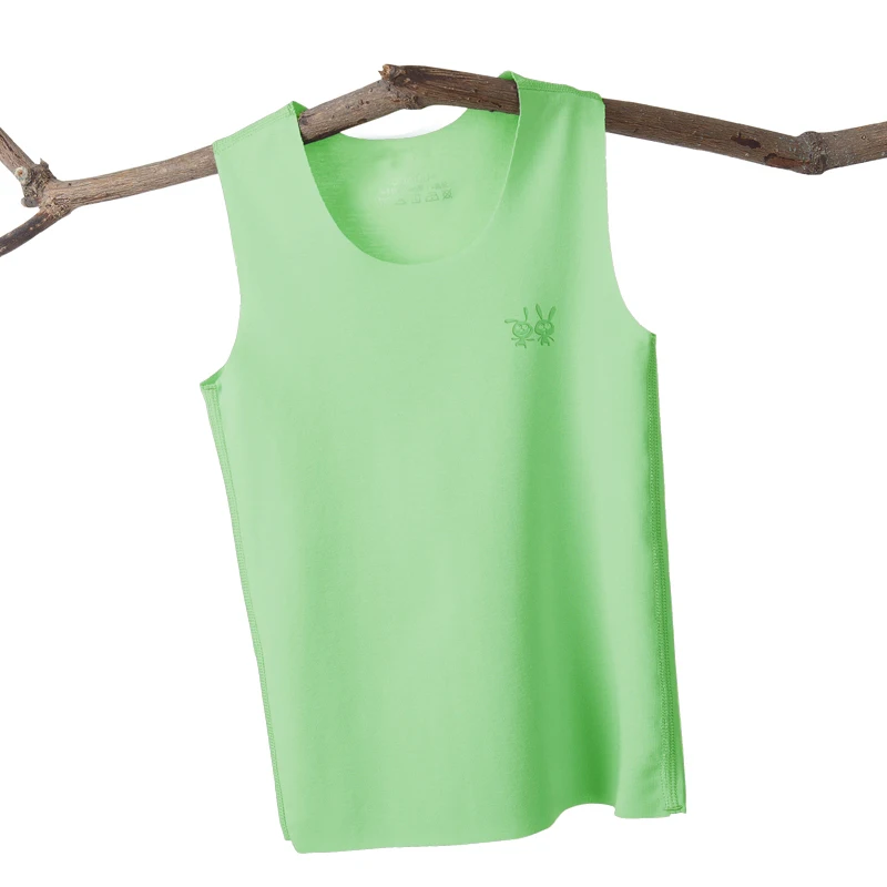 

Children's Clothes Summer Boy Vest Fashion Girl T-Shirt 3-12 Y Cotton Baby Vest Seamless Children's T-Shirt Sleeveless Baby Top