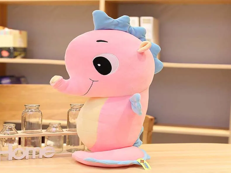 1 шт. epacket мягкая Kawaii Seahorse плюшевая подушка животное плюшевая игрушка для детей креативный дом Рождественский подарок-украшение для девочки