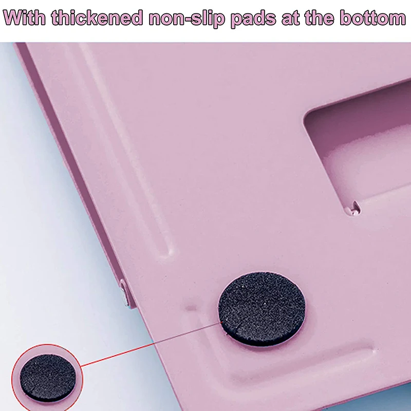 

Desk Book Stand Metal Reading Rest Book Holder Angle Adjustable Stand Document Holder Portable Sturdy Lightweight