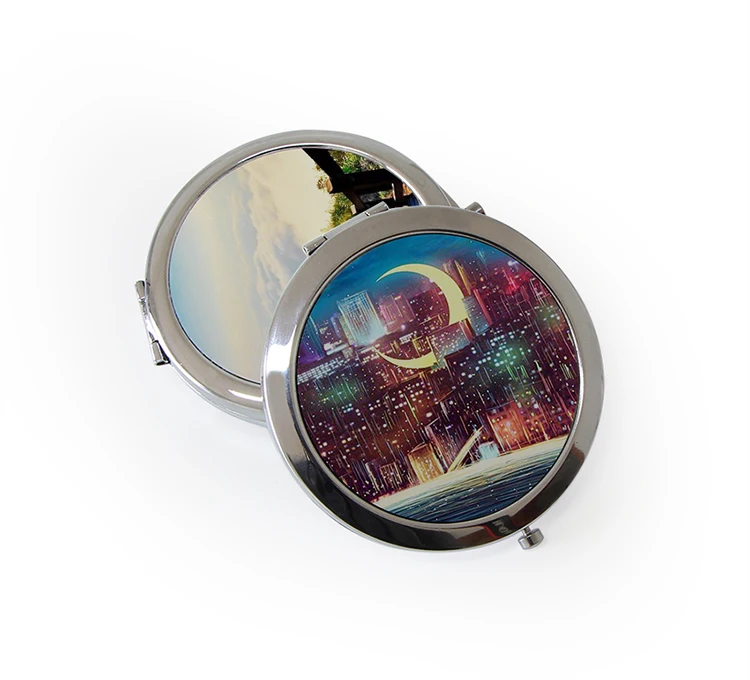 58 mm Sublimation Plate Tags Mirror Finish Round Circle Disc Blank 50x/lot | Красота и здоровье