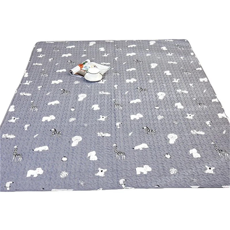 2019 Спортивный Коврик для ребенка хлопок детские маты ползания малыша забор
