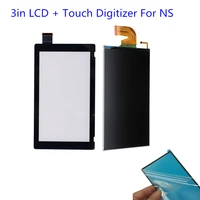for ns switch gamepad lcd display touch screen assembly digitizer free adhesive strips sticker for nintendo switch game console