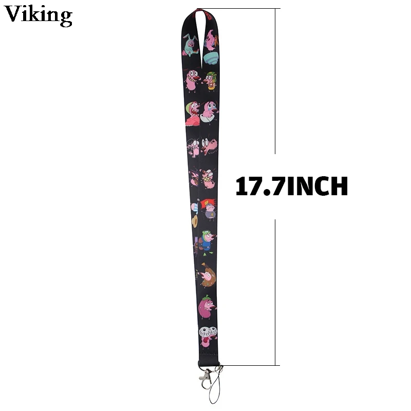 Шнурки с мультяшными собаками для ключей удостоверения личности телефона