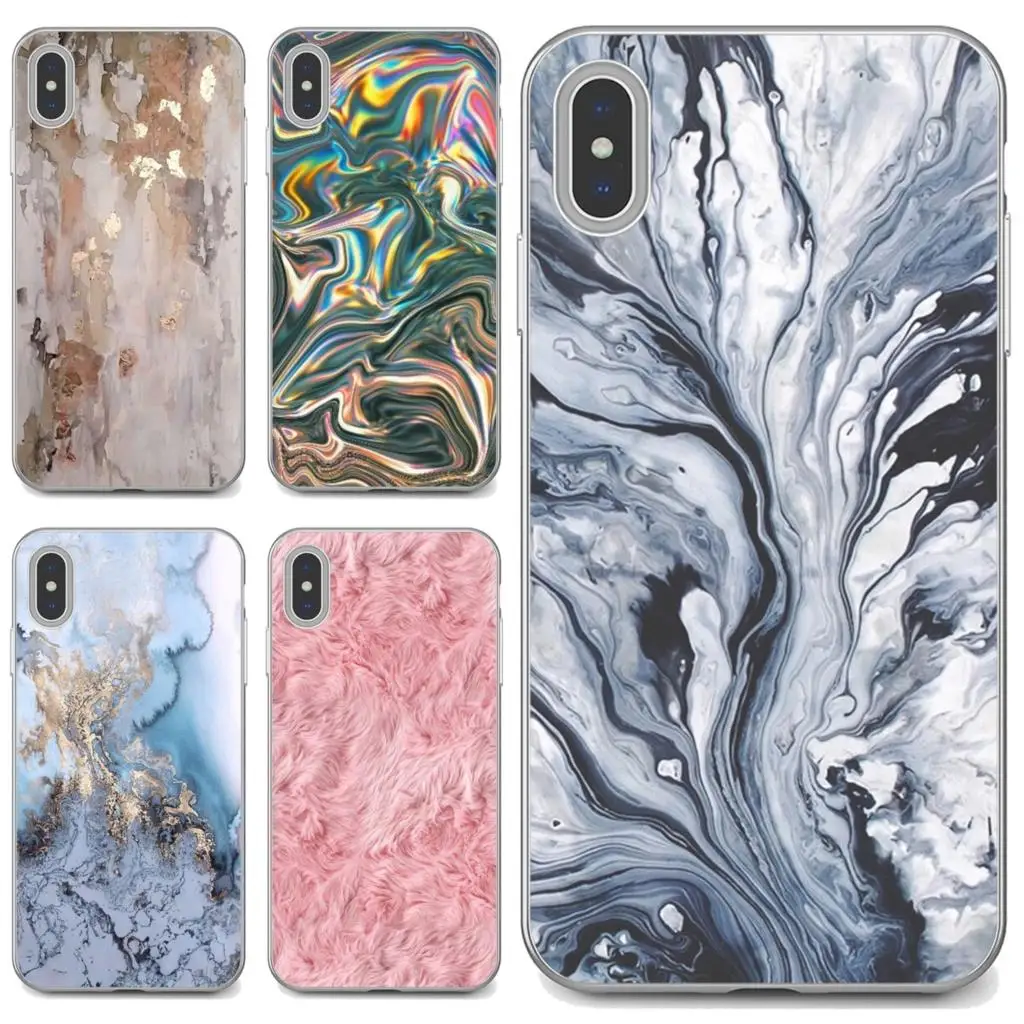 

Grunge-art-marble-paint For Apple iPhone 10 11 12 Pro Mini 4S 5S SE 5C 6 6S 7 8 X XR XS Plus Max 2020 Silicone Phone Skin Case