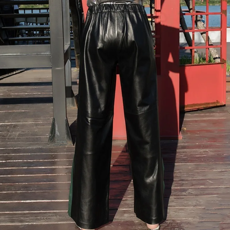 Женские осенне-зимние спортивные повседневные узкие широкие брюки модные штаны