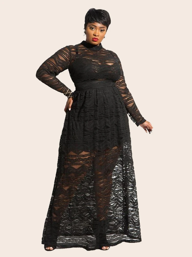 

2021 Summer New Middle East Dubai Robe Abaya Muslim Fashion Women's Dress Hollow Lace Large Size Sexy Long Skirt Kaftan