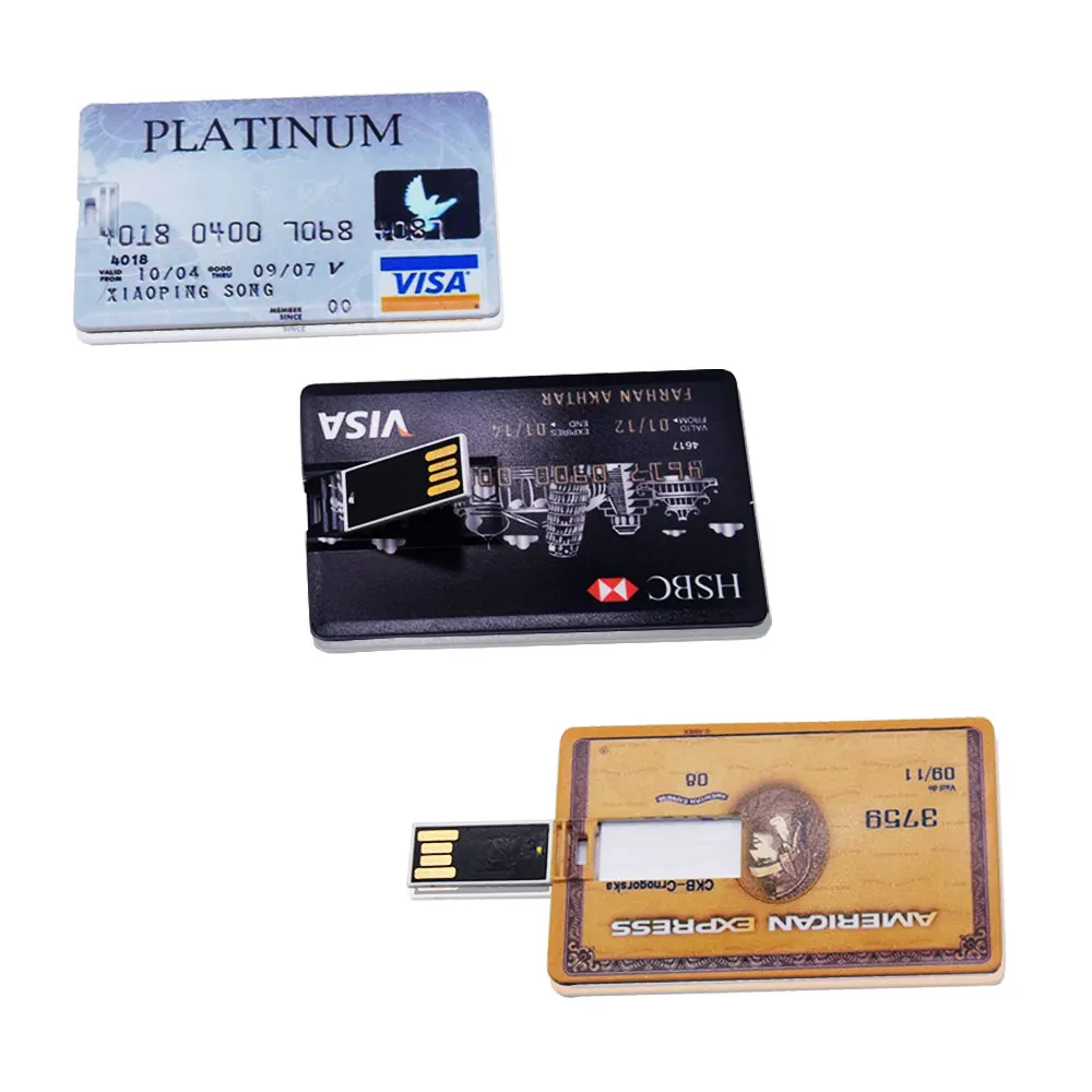 USB флеш-накопитель 4 ГБ 8 16 32 u-диск Кредитная карта памяти большого пальца 64 usb 2 0