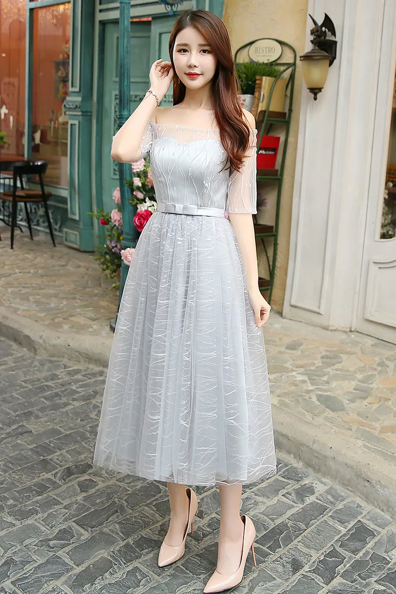 Тюль гость Свадебная вечеринка элегантное платья сестра Клубные пикантные