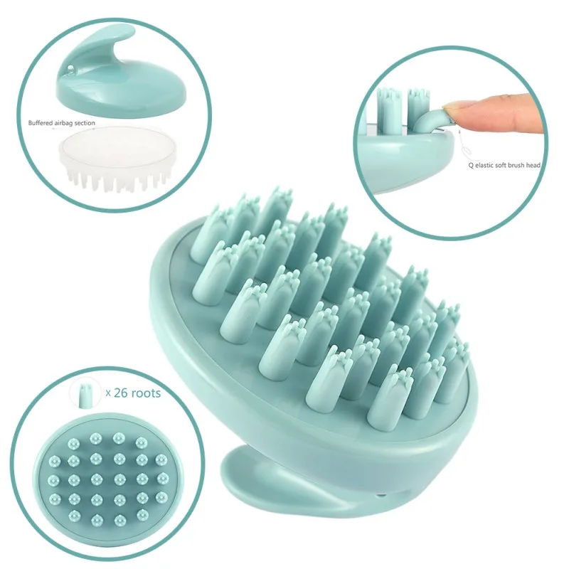 

Shampoo Scalp Massage Brush Deep Cleaning and Protecting Hair Scalp Care Brush