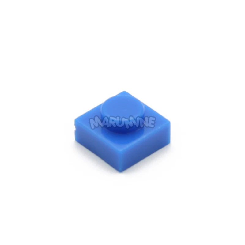 MARUMINE 500 шт. 1x1 кирпичи пластина 3D строительные блоки Пиксели картина детей развивающие обучающие игрушки - Цвет: Синий