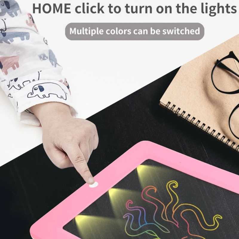 

Children Painting Luminous Drawing Board Writing Toys Office Stationery Painting 97BC